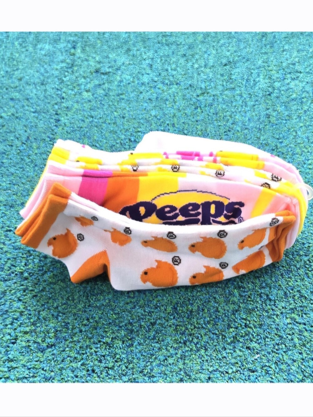 Peeps Crew Socks - 5 Pairs - Multi-color - Picture 3 of 5